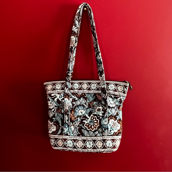 Vera Bradley Java Blue Tote Bag - Picture 2 of 10